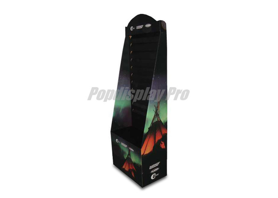 Promotional Cardboard Power Wing Display For Sports Track Suit Litho-Graphic Printed