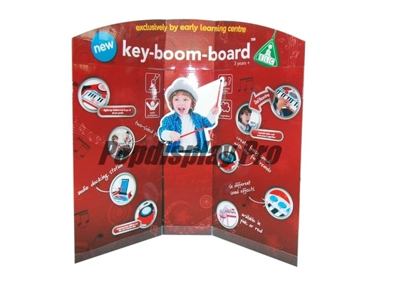 Early Learning Musical Instruments Custom Standee Cardboard Point Of Sale Display Stands