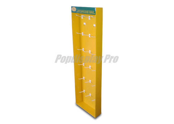 Free Standing Cardboard Hook Display 18 Hooks Creative Point Of Sale Displays Cardboard