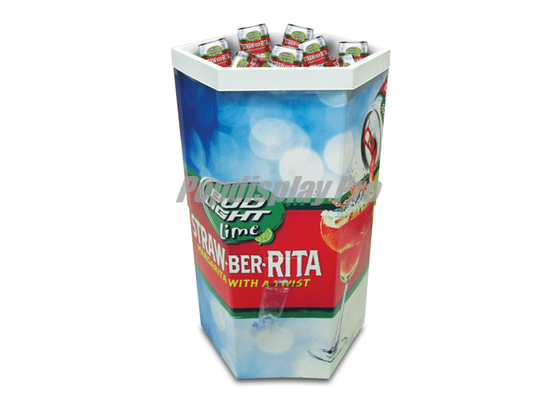 Full Color Printed Cardboard Dump Bins For Retail Easy Assembly